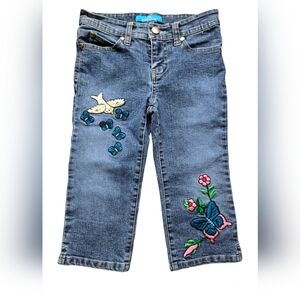 Vintage Y2K early 2000s Jordache funky embroidered applique jeans